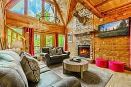 Cabin w/ Private Hot Tub · Game Room · 2 Decks - Image 4