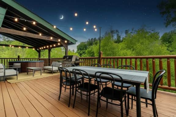 Cabin w/ Private Hot Tub · Game Room · 2 Decks - Image 2