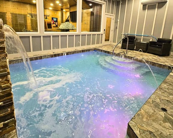 Sleep 36 · Mega-Lodge w/ Indoor Pool & Mtn View - Image 1